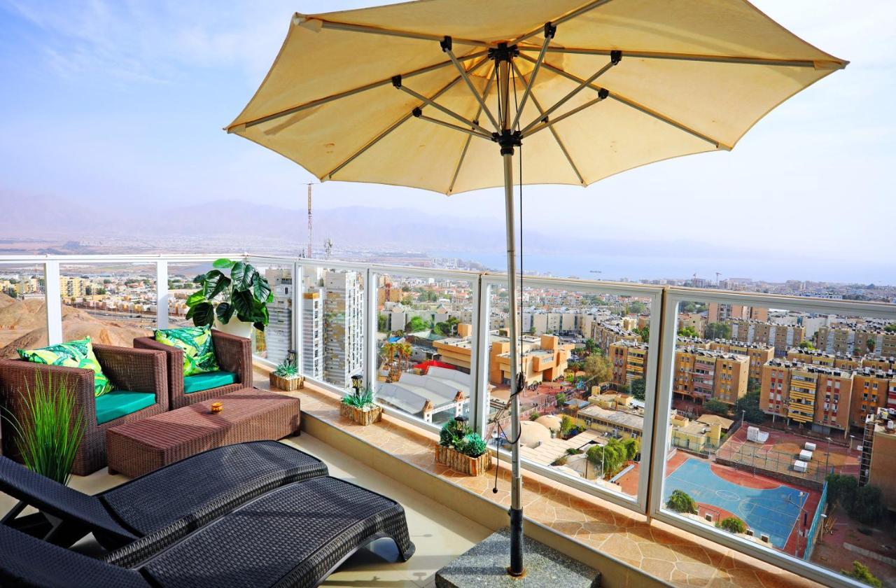 ★ Amazing View ★ Relaxing Balcony ★ Quiet ★ Apartment Eilat Luaran gambar